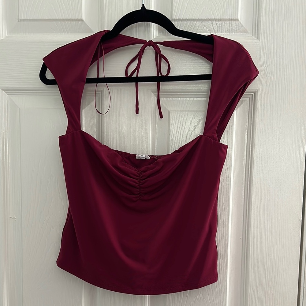 Garage Burgundy Tank Top